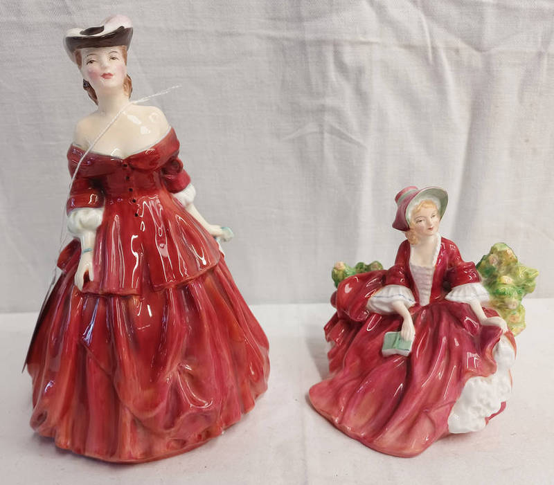 2 ROYAL DOULTON FIGURES TO INCLUDE VIVIENNE HN 2073,
