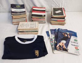 LARGE SELECTION OF RUGBY PROGRAMMES - SCOTLAND, WALES, ENGLAND, ETC,