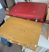 ANTLER RED SUITCASE & 1 OTHER