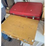 ANTLER RED SUITCASE & 1 OTHER