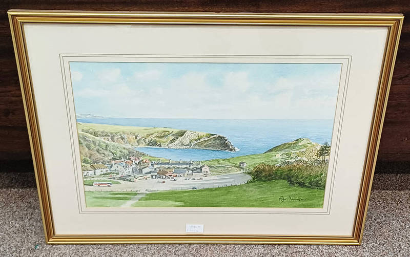 ROBIN DAVIDSON LULWORTH COAST SIGNED,