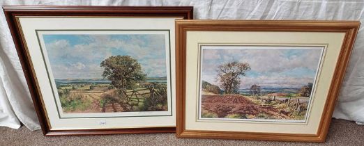 2 FRAMED MCINTOSH PATRICK PRINTS, BOTH SIGNED IN PENCIL,