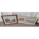 FRAMED WATERCOLOUR, SIGNED GEORGE KEITH, OF A LOCH SCENE FRAMED WATERCOLOUR,