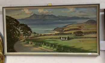 JOHN SIMPSON SPENCE 'ARRAN FROM THE PORTENCROSS ROAD,