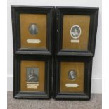 4 FRAMED ENGRAVINGS PORTRAITS, OF MEMBERS OF FERNINGHAM FAMILY : LADY FERNINGHAM,