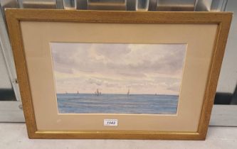 DAVID WEST SAILING BOATS SIGNED,