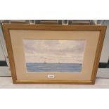 DAVID WEST SAILING BOATS SIGNED,