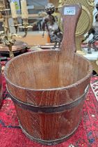 EARLY 20TH CENTURY METAL BOUND BUCKET,