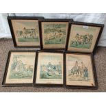 SELECTION OF EARLY PRINTS AFTER H ALKEN DEPICTING VARIOUS COUNTRY SIDE AND HORSE RELATED CHARACTERS