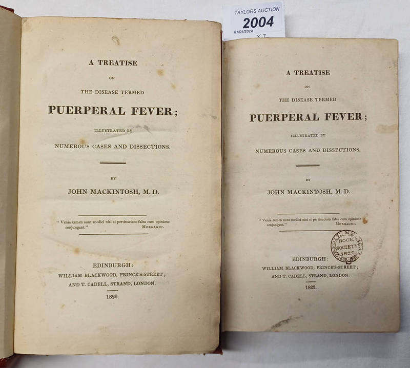 A TREATISE ON THE DISEASE TERMED PUERPERAL FEVER;