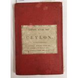 LONDON ATLAS MAP OF CEYLON,