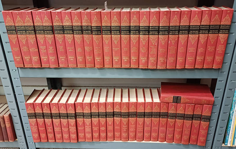 HARVARD CLASSICS THE FIVE FOOT SHELF OF BOOKS EDITION DELUXE - 47 OF 52 VOLUMES Condition