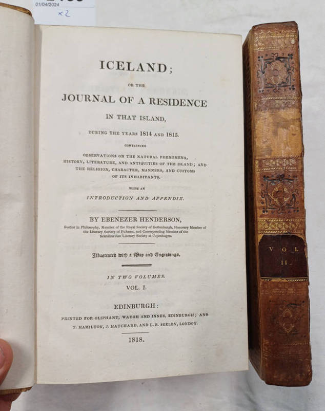 ICELAND; OR THE JOURNAL OF A RESIDENCE IN THAT ISLAND,