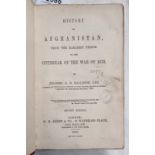 HISTORY OF AFGHANISTAN, FROM THE EARLIEST PERIOD TO THE OUTBREAK OF THE WAR OF 1878, BY COLONEL G.