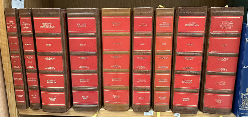 9 VOLUMES OF TIME LIFE BOOKS CLASSICS OF EXPLORATION,
