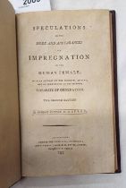 SPECULATIONS ON THE MODE AND APPEARANCES OF IMPREGNATION IN THE HUMAN FEMALE BY ROBERT COUPER