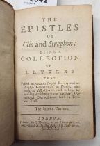 THE EPISTLES OF CLIO AND STREPHON: BEING A COLLECTION OF LETTERS THAT PASSED BETWEEN AN ENGLISH