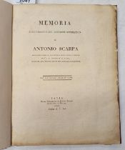 MEMORIA SULL' IDROCELE DEL CORDONE SPERMATICO DI ANTONIO SCARPA - 1823 Condition Report: