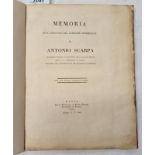 MEMORIA SULL' IDROCELE DEL CORDONE SPERMATICO DI ANTONIO SCARPA - 1823 Condition Report: