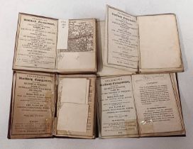 4 X BRADSHAW'S RAILWAY COMPANION TO INCLUDE 1841, 1843,