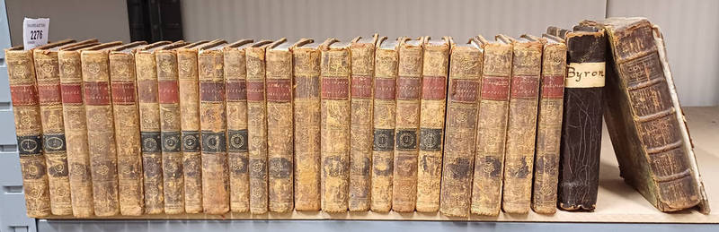 22 VOLUMES OF COOKE'S POCKET EDITION OF SELECT BRITISH POETS THE POETICAL WORKS OF THE REV.