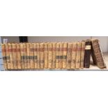 22 VOLUMES OF COOKE'S POCKET EDITION OF SELECT BRITISH POETS THE POETICAL WORKS OF THE REV.
