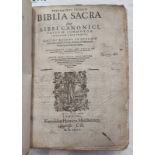 TESTAMENTI VETERIS BIBLIA SACRA SIVE LIBRI CANONICI PRISCAE JUDAEORUM ECCLESIAE A DEO TRADITI,