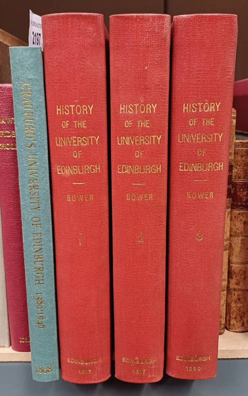 THE HISTORY OF THE UNIVERSITY OF EDINBURGH, CHIEFLY COMPILED FROM ORIGINAL PAPERS AND RECORDS,