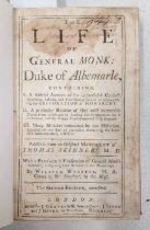 THE LIFE OF GENERAL MONK: DUKE OF ALBEMARLE BY THOMAS SKINNER - 1724
