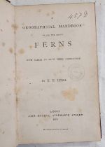 A GEOGRAPHICAL HANDBOOK OF ALL THE KNOWN FERNS WITH TABLES TO SHOW THEIR DISTRIBUTION BY K. M.