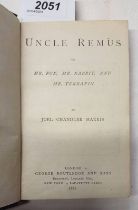UNCLE REMUS, OR MR FOX, MR RABBIT, AND MR TERRAPIN BY JOEL CHANDLER HARRIS,