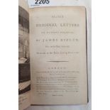 SELECT ORIGINAL LETTER ON VARIOUS SUBJECTS BY JAMES RIPLEY,