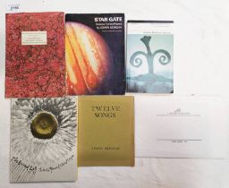 VARIOUS EDWIN MORGAN BOOKS TO INCLUDE; THIRTEEN WAYS OF LOOKING AT RILLIE, LIMITED EDITION NO.