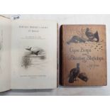 NATURAL HISTORY & SPORT IN MORAY BY CHARLES ST JOHN, HALF LEATHER BOUND - 1882,