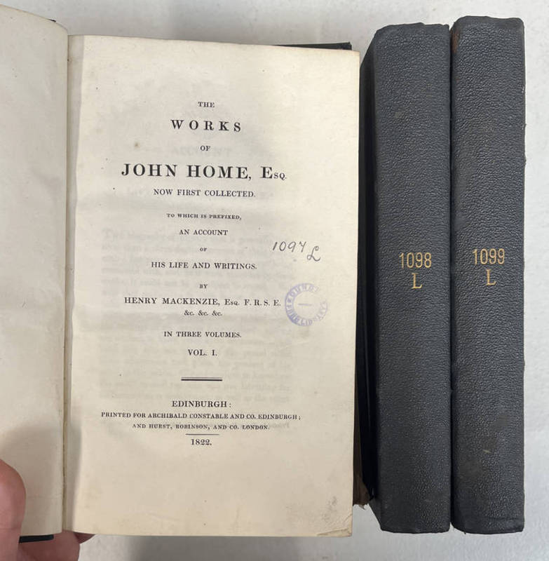 THE WORKS OF JOHN HOME ESQ.