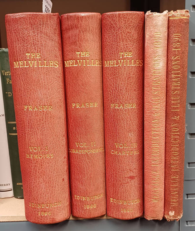 THE MELVILLES, EARLS OF MELVILLE, AND THE LESLIES, EARLS OF LEVEN BY SIR WILLIAM FRASER,