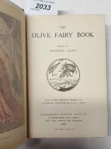THE OLIVE FAIRY BOOK BY ANDREW LANG, WITH 8 COLOURED PLATES AND NUMEROUS ILLUSTRATIONS BY H.J.