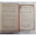ELEMENTS OF CRITICISM BY HENRY HOME, LORD KAMES,