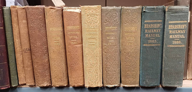 11 ISSUES OF BRADSHAW'S RAILWAY ALMANACK, DIRECTORY,