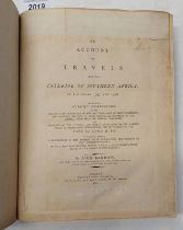 AN ACCOUNT OF TRAVELS INTO THE INTERIOR OF SOUTHERN AFRICA IN THE YEARS 1797 AND 1798 INCLUDING