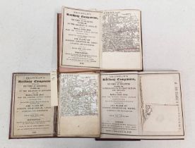 3 X BRADSHAW'S RAILWAY COMPANION TO INCLUDE 1840,