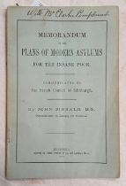 MEMORANDUM ON THE PLANS OF MODERN ASYLUMS FOR THE INSANE POOR - COMMUNICATED TO THE PARISH COUNCIL