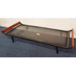 TEAK & METAL CLEOPATRA DAY BED FRAME DESIGNED BY DICK CORDEMEIJER FOR AUPING,