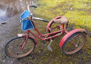 20TH CENTURY CHILD'S TRICYCLE STAMPED NORMAN, ASHFORD,
