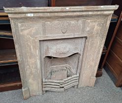 LATE 19TH CENTURY CAST IRON FIRE PLACE - AF.