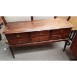 STAG MAHOGANY DRESSING TABLE WITH 6 DRAWERS Condition Report: The lot has several