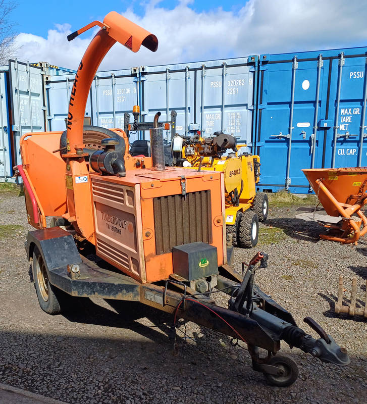 2015 TIMBERWOLF TW190DHB TRAILED CHIPPER DIESEL TRAILED 7.