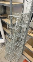 4 METAL WIRE BASKETS