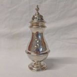 SILVER SUGAR CASTER, LONDON 1917 -17.