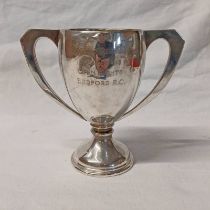 SILVER 2 - HANDLED ROWING TROPHY FOR BEDFORD REGATTA,